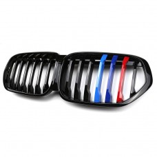 F49 front Hood ABS grill single slat M Color grille For Bmw X1 F49 2020-