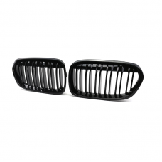 Auto parts Double line glossy black grill front bumper grille For Bmw 1series F52 2017-2020