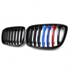 Car bumper grill new design Car ABS grills double slats M color front grille For Bmw X3/X4 G01 2019-