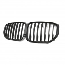 Grill single slat Matt black kindly grill Racing Bumper Hood front grille For Bmw X5 G05 2019-