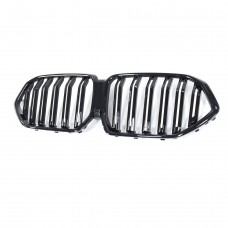 Auto Gloss Black Front Car Grille Double Slats Front Bumper Grille custom car grill for BMW X6 G06 2024