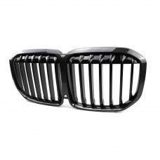 Single slat kidney front grill Carbon Look Front Bumper Kidney Grille Grill For Bmw X7 G07 22019-2023