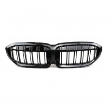 Auto carbon fiber grilles auto body parts front center grille carbon fiber Grill For Bmw 3 series G20 2019 2020 2021