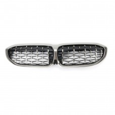 Diamond Style Front Grille Cerium gray Front Bumper Kidney Grill Racing Grill For Bmw 3 series G20 2020 2021 2022