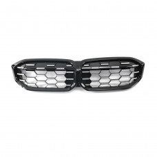 Diamond Style Front Grille Gloss Black Sliver Car Bumper Grill For Bmw 3 series G28 2023