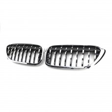 Car Bumper Facelift Bodykit Grill Diamond Style Bumper Kidney Grille Grill For Bmw 5 series G30 2018 2019 2020