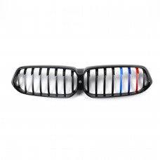 Car Accessories  Front Bumper Kidney Center Grille Double Slat M Color Grill For Bmw 6 series G32 GT 2021-