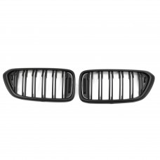 Car Accessories Grill Front Bumper Grille Double Slat Matte Black Front Grille For Bmw 6 series G32 GT 2017 2018 2019