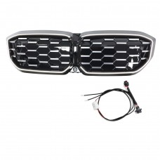 Automotive Parts Diamond Style Front Grille LED Front Bumper Grill Meteor Grille For Bmw I3 2023