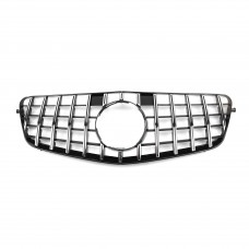 Car Grille chrome ABS facelift grille GTR style front bumper grill For MERCEDES Benz E CLASS W212 2009-2013