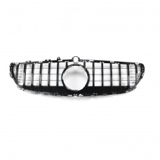 ABS Grille BLACK VERTICAL LOOK GRILLE GTR Style Front Bumper Grill For MERCEDES Benz CLS CLASS W218 2015-2018