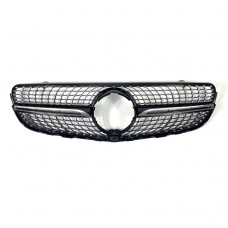 Car body oem replacement parts diamond front bumper grill ABS mesh grille For Mercedes Benz X253 2016