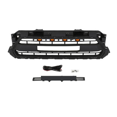 Решетка радиатора Матово-черная/Серая из ABS для Toyota Tacoma 2012-2015 - купить на tuningdom.ru