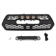 1pcs Auto Front Grille Grill Vent Hole Retrofit Fit For Toyota Tacoma 2016-2019