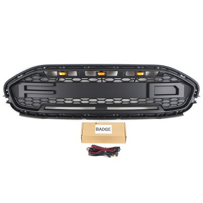 Решетка радиатора Матовый черный/Серый ABS для Ford TRANSIT CONNECT - купить на tuningdom.ru