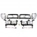 Решетка радиатора черного цвета из ABS для LandCrusier LC80 1990-1997 - купить на tuningdom.ru