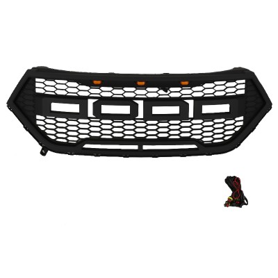 Решетка радиатора Fit For Ford Edge - матовый черный/серый ABS | Tuningdom.ru