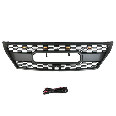 Решетка радиатора Fit For Lexus LX470 2008-2012, матовый черный/серый, ABS - Tuningdom.ru