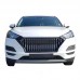 Решетка радиатора черного цвета из ABS для Hyundai Tucson 2019-2020 на tuningdom.ru