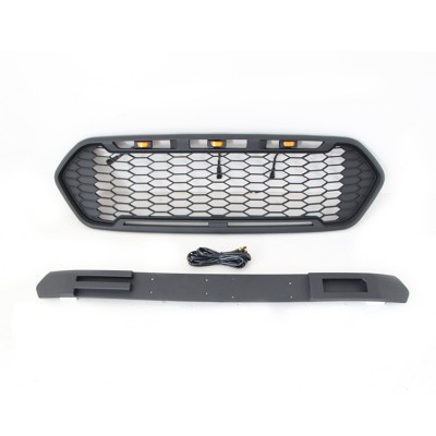 Решетка радиатора Fit For Ford Transit Custom: матовый черный/серый, ABS - купить на tuningdom.ru