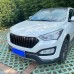 Купить решетку радиатора Матовый черный/Серый ABS для Hyundai Santa Fe 2013-2016 на tuningdom.ru