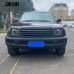 Решетка радиатора Матовый черный/Серый ABS для LandCrusier LC100 - купить на tuningdom.ru