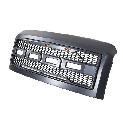 Решетка радиатора Fit For Ford F250, матовый черный/серый, ABS - купить на tuningdom.ru