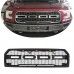 Решетка радиатора Матовый черный/Серый ABS для Ford F150 2015-2017 - купить на tuningdom.ru
