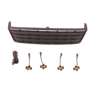 Решетка радиатора, Матовый черный/Серый, ABS, Fit For LandCrusier LC95 - купить на tuningdom.ru