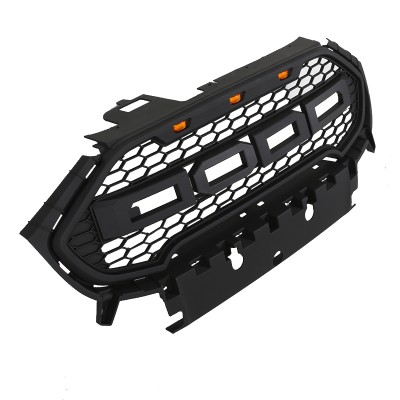 Решетка радиатора Матовый черный/Серый ABS для Ford EcoSport 2016-2019 - tuningdom.ru