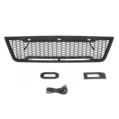 Решетка радиатора Матовый черный/Серый ABS FIT FOR E150 E250 E350 2003-2007 | Tuningdom.ru