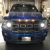 Решетка радиатора Матово-черная/Серая ABS для Ford F150 2018-2019 - купить на tuningdom.ru