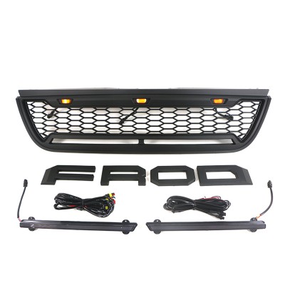 Решетка радиатора Матовый черный/Серый ABS для Ford Explorer 2002-2005 - купить на TuningDom.ru