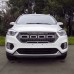 Решетка радиатора Матовый черный/Серый ABS для Ford Kuga/Escape 2017 - Покупайте на tuningdom.ru