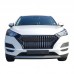 Хромированная решетка радиатора ABS для Hyundai Tucson 2019-2020 на tuningdom.ru