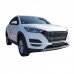 Хромированная решетка радиатора ABS для Hyundai Tucson 2019-2020 на tuningdom.ru