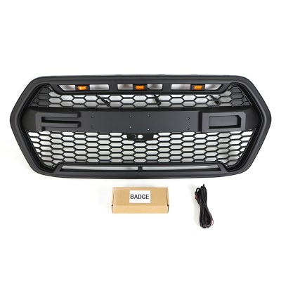 Решетка радиатора Fit For Ford Transit Custom, матовый черный/серый, ABS - купить на tuningdom.ru
