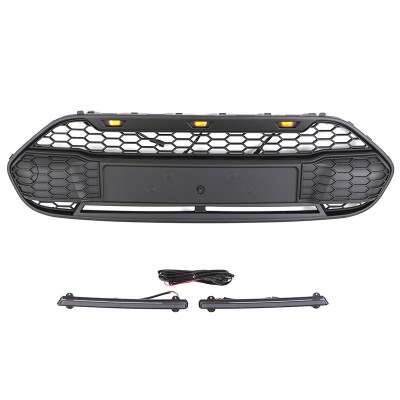Решетка радиатора Fit For Ford TRANSIT CONNECT, матовый черный, ABS - купить в интернет-магазине tuningdom.ru