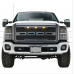 Решетка радиатора Матовый черный/Серый ABS для Ford F250 2012-2016 - купить на tuningdom.ru