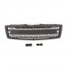 Решетка радиатора Chevrolet Silverado 2007-2013, матовый черный/серый из ABS - купить на tuningdom.ru