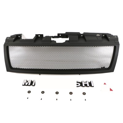 Решетка радиатора Матовый черный/Серый ABS Fit For MONTERO PAJERO V93 V97 - купить на tuningdom.ru