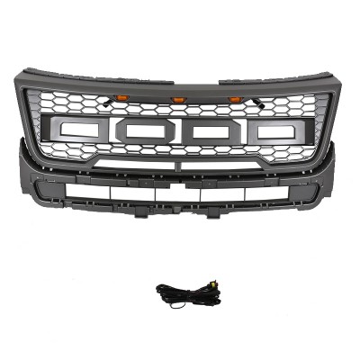 Решетка радиатора Матовый черный ABS для Ford Explorer 2016-2018 | Купить на tuningdom.ru