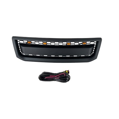 Решетка радиатора для LandCruiser LC120 2002-2009: матовый черный/серый, ABS - купить на tuningdom.ru