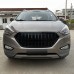 Решетка радиатора черного цвета из ABS для Hyundai IX35 2013-2016 – купить в интернет-магазине tuningdom.ru