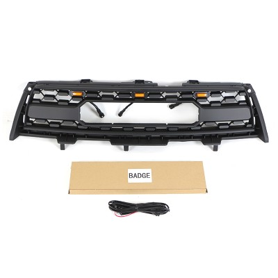 Решетка радиатора Матовый черный/Серый ABS для Toyota RAV4 2009-2012 - купить на tuningdom.ru