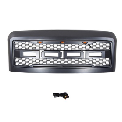 Решетка радиатора Fit For Ford F250, матовый черный/серый, ABS - купить на tuningdom.ru