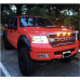 Купить решетку радиатора Матовый черный/Серый ABS для Ford F150 2004-2008 в интернет-магазине Tuningdom.ru