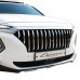 Решетка радиатора черного цвета из ABS материала для Hyundai Santa Fe 2019-2020 - купить в интернет-магазине tuningdom.ru