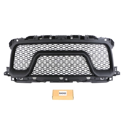 Решетка радиатора Матовый черный/Серый ABS для Dodge Ram 2500 2019-2023 - купить на tuningdom.ru