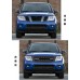 Решетка радиатора Матово-черная/Серая из ABS для NISSAN FRONTIER 2009-2016 - купить на TuningDom.ru